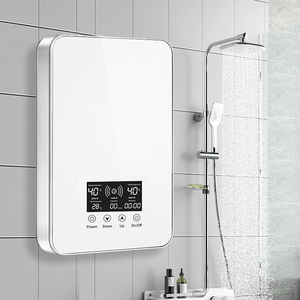 Calentador de Agua Instantáneo de Acero Inoxidable de Alta Potencia, Montado en la Pared, con Control Táctil, para Uso Doméstico y Hotelero, en Inglés - Product Image 1
