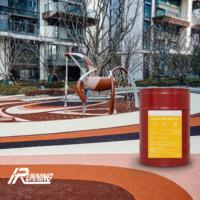 Adhésif polyuréthane de qualité industrielle résistant aux UV, certifié CE, pour la construction, granulés EPDM pour terrains de jeux et pistes de course