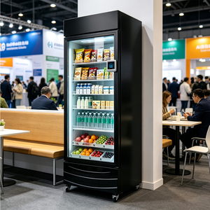 ตู้เย็นอัจฉริยะพร้อม AI สำหรับใช้ในโรงแรม ระบบ NFC ตู้เย็น AI พร้อมระบบป้องกัน ช่วยลดการสิ้นเปลือง ตู้จำหน่ายสินค้าอัตโนมัติอัจฉริยะสำหรับอาหารและเครื่องดื่ม - Product Image 1
