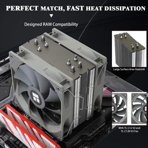 Thermalright Assassin Spirit 120 V2 Plus CPU Air Cooler 4 tuyaux de chaleur Double PWM Silent Fan CPU Cooler pour AMD AM4 AM5 - Product Image 3