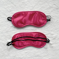 Masque de sommeil jetable en satin de polyester à prix abordable, bandeau de sommeil, masque de sommeil formel de luxe pour les voyages, avion, coloré, confortable, tout