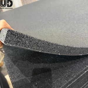 Dalles de sol en caoutchouc pour salle de sport, matériau écologique, tapis de gym confortable et amortissant pour les articulations - Product Image 4