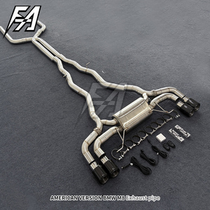 Silenciador de escape de válvula electrónica para BMW M850/M850i 4,4 T G14/G15/G16 2019-2023, tubo de escape trasero de gato de acero inoxidable - Product Image 2