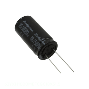 Condensador de Aluminio Original CAP ALUM 1000UF 20% 63V RADIAL 1000 uF 63YXH1000MEFCGC18X31.5 de Orificio Pasante - Product Image 1