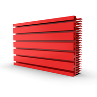 Amplificador de Audio de alta calidad para coche, perfil de aluminio de extrusión de disipador de calor, funda amplificadora, disipador de calor del chasis