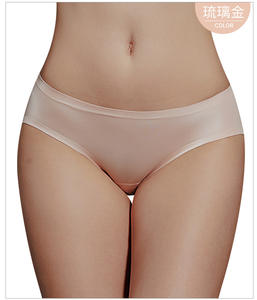 กางเกงชั้นในของผู้หญิง,กางเกงในผ้าลูกไม้เซ็กซี่ไม่มีรอยต่อผ้าวิสคอสสำหรับผู้หญิง - Product Image 6