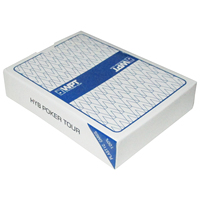 Cartes à jouer en plastique de haute qualité HYB 58*88mm Finition mate Impression offset CMYK 4C 54+1 cartes Modèle personnalisable HB080 MOQ 100