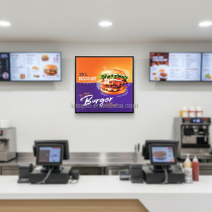 Marcos Retroiluminados de Aluminio para Supermercados con Certificación UL, Ultrafinos, Negro Mate, Atenuables, con Alimentación USB, Retroiluminación LED - Product Image 2
