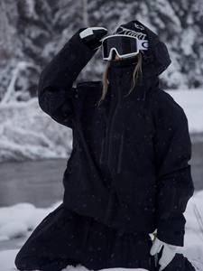 Traje de Esquí y Snowboard Impermeable 100% Poliéster para Mujer y Hombre, Chaquetas Deportivas de Invierno con Cierre de Cremallera y Permeabilidad a la Humedad - Product Image 6