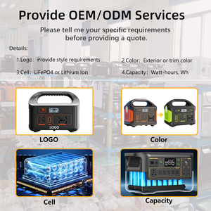 บริการ OEM ODM เครื่องกำเนิดไฟฟ้าพกพาขนาดเล็ก 300W AC Output รองรับแบตเตอรี่สำรองฉุกเฉิน สำหรับตั้งแคมป์และใช้ในบ้าน - Product Image 6
