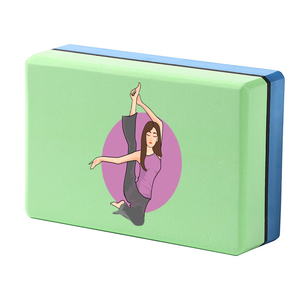 Eko geri dönüşümlü yüksek yoğunluklu köpük POE ucuz yoga yapı köpük blokları özel logo ile basılmış - Product Image 5
