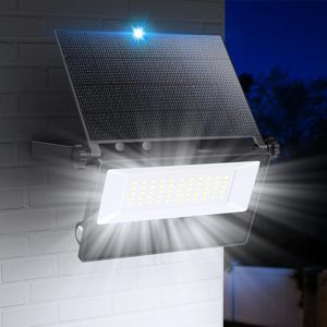 ไฟส่องสว่างกลางแจ้งพลังงานแสงอาทิตย์ Lm Solar Flood Lights Ip65 สว่างพิเศษ ปลอดภัย รุ่น WADE-JS065 กันน้ำ พร้อมเซ็นเซอร์ตรวจจับความเคลื่อนไหวด้วยเรดาร์ รุ่น WADE-JS065 - Product Image 1