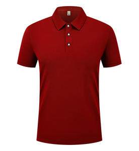 T-shirt d'été à manches courtes pour homme en viscose/coton, anti-plis, avec logo brodé personnalisé, vente en gros OEM/ODM pour le <span class=keywords><strong>golf</strong></span> - Product Image 6
