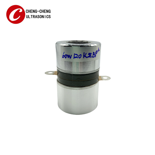 Ultrasonic High Frequency Transducer 120KHZ 60W Piezoelectric Ultrasonic Transducer for Large Industrial Ultrasonic Cleaner