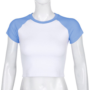 Camiseta de Verano Unisex de Punto, Manga Corta, Formal, con Logotipo, Transpirable, Cuello Redondo - Product Image 1