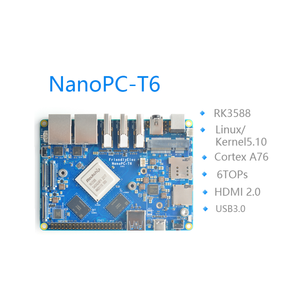 Carte de développement conviviale <span class=keywords><strong>Nanopc</strong></span> T6 RK3588 Cortex A76 6TOPs Puissance de calcul 16G 256GB Twin 2.5 - Product Image 3