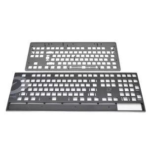 Benutzer definierte DIY Kit Tastatur platte Stabilisatoren Aluminium Gehäuse rahmen Mechanische Tastatur platte Fall