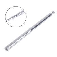 Antenne télescopique FM SIGNALWELL Super Signal M4 Thread 10 sections 1,2 m en cuivre à tête plate