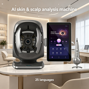 Analyseur de peau portable professionnel X3 Pro 2026 avec scanner facial IA 3D et lampe de Wood pour l'analyse du teint et de l'hydratation - Offre Spéciale - Product Image 1