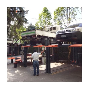 Ascenseur intelligent vertical de stationnement de rampes d'ascenseur de <span class=keywords><strong>voiture</strong></span> de <span class=keywords><strong>pont</strong></span> de poteau hydraulique à quatre <span class=keywords><strong>colonnes</strong></span> - Product Image 4