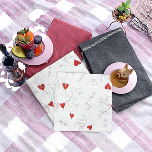 Khăn Giấy dùng một lần in đầy màu sắc khăn giấy sáng tạo lễ kỷ niệm đám cưới hình trái tim có thể gập lại mô hoa - Product Image 2