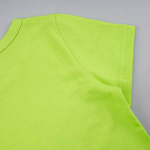 T-shirt en polyester/coton respirant et écologique sur mesure pour garçons et filles, avec logo personnalisé imprimé, manches courtes, décontracté, vente en gros - Product Image 6