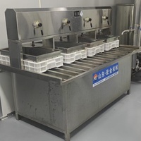Presse à tofu automatique |   Machine à extraire le lait de soja |   Machine commerciale de fabrication de tofu avec composants PLC, 220V 0.5kW pour l'industrie alimentaire
