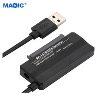 Kabel adaptor USB ke Sata USB2.0 3.0 kualitas tinggi kustom dengan kabel Data HDD Hard Drive 2.5 "inci 3.5"