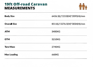 Nouvelle caravane tout-terrain de luxe Ecocampor 19 pieds avec un design moderne, un espace de couchage confortable, légère et pliable - Product Image 5