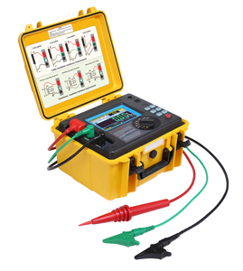 Probador de resistencia de aislamiento HVHIPOT GD3128C con pantalla táctil 15kV 30Tera Ohm IR PI Meter - Product Image 1