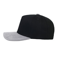 Nouvelle Collection Printemps 2026 – Casquette de Baseball Décontractée à 5 Panneaux Bicolore avec Visière en Daim – Style Trucker Personnalisable pour l'Extérieur