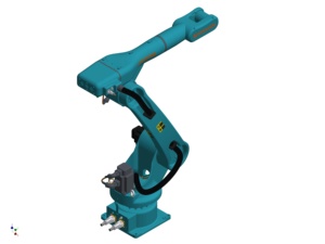 Bras robotisé industriel 6 axes SYB2020B Sooyee, charge utile 20 kg, portée 2000 mm, contrôlé par PLC, moteur à engrenages et roulements, 380 V, pour le soudage - Product Image 1