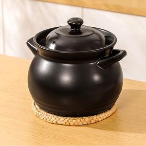 Casserole en céramique de grande capacité, pour la soupe, la cuisine, usage domestique, restaurant, cuisinière à gaz, modèle universel, batterie de cuisine en émail, emballage en boîte - Product Image 3