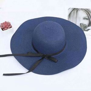 Sombrero de Paja de Ala Ancha para Mujer, Estilo Casual, para Playa y Verano, Venta al Por Mayor - Product Image 4