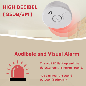 Tự Động Hóa Nhà An Toàn Báo Cháy DH-104 Không Dây Thông Minh Báo Cháy Với Tự Động Cảnh Báo - Product Image 6