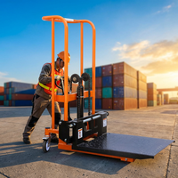 Carretilla Manual Multifuncional de Acero de Alta Resistencia con Capacidad de Carga de 400 kg, Plataforma Portátil para Compras