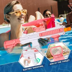 Electric Water Guns M4 High Capacity Automatic Water Gun Summer Outdoor Beach And Pool Party Squirt Water Gun Toy For Kid Adult