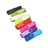 Otg Tipe C kunci U, Flash Drive berputar U Disk Pen Drive 4G 8G 16Gb 32Gb