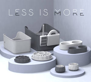 Neue Erfindung Design einfache Stil Reinigung Katzenstreu Pfanne <span class=keywords><strong>Box</strong></span> mit hohen Seiten - Product Image 6