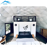 Dôme en Polycarbonate naturel, tente igloo chauffante, avec projecteur