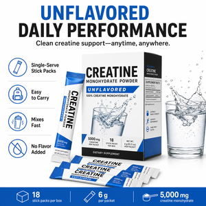 Créatine Monohydrate en Poudre Premium 5000mg Gingembre Noir Bétaïne Sans Arôme Pré-entraînement Soutien Musculaire 7g Protéines Lot de 18 OEM - Product Image 3