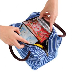 Sac isotherme portable pour le déjeuner, sac à lunch en aluminium épais, sac bento portable pour les employés de bureau, les écoliers - Product Image 3