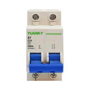 MCB Neues Modell C32 2P 4.5ka MCB zum Schutz von Geräten vor Überlastung und Kurzschluss