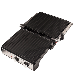 JEWIN-Gril à pression <span class=keywords><strong>4</strong></span> <span class=keywords><strong>tranches</strong></span>, gril à panini commercial ouvert à 180 degrés, 2000W, vente à chaud - Product Image 2