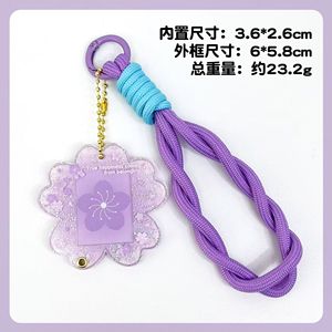 Lindo llavero de acrílico con marco para fotos y diseño de brillantina, <span class=keywords><strong>clip</strong></span> para fotos, un accesorio imprescindible para las bolsas de los fans del K-pop - Product Image 2