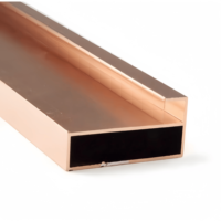 Profils en aluminium pour portes et fenêtres exportés de Chine, profils d'extrusion turcs, profils en aluminium 6063 T5 avec revêtement en poudre