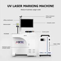 Machine de marquage laser UV de bureau 10W 355nm, marqueur haute précision pour la gravure sur plastique, verre, métal et non-métal