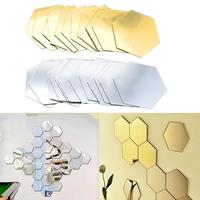 Miroir Mural Acrylique sur Mesure avec Adhésif, Miroir Décoratif Moderne Incassable pour Salon Chambre à Coucher,
