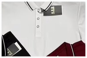 Polo da uomo in cotone di alta qualità, economiche, taglie forti 48-56, modello DZP003, con colori assortiti - 3,05 Dollari - Product Image 4