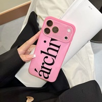 Casing HP Kaca Khusus Tempered Glass untuk iPhone 18 DUO, Casing HP Kaca Sensitif Sentuh dengan Jendela Besar untuk 18 Pro Max
